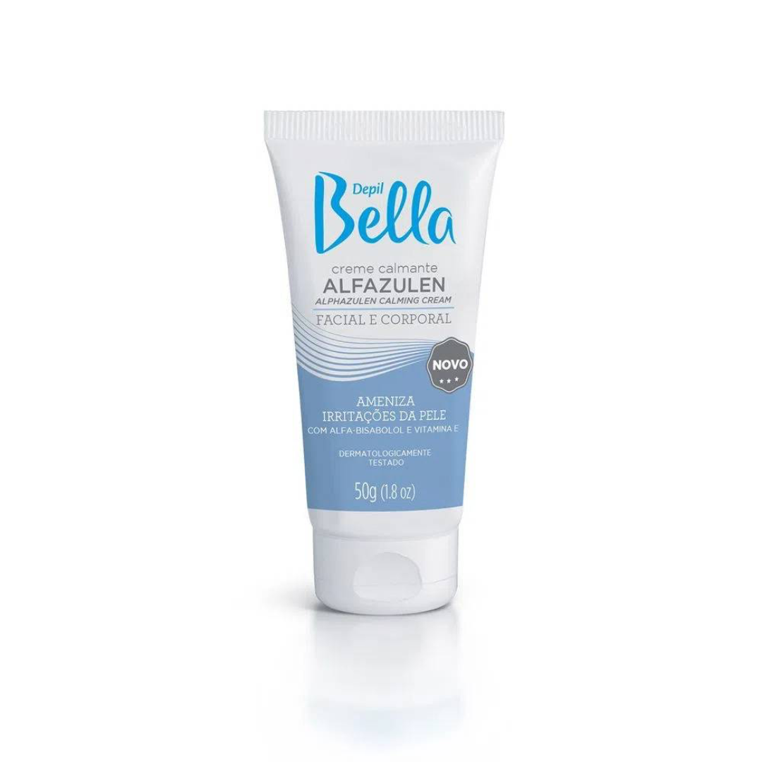 Depil Bella Creme Calmante Facial e Corporal Alfazulen (50g)